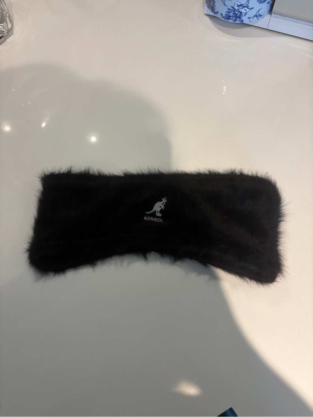 Kangol Black Angora Headband